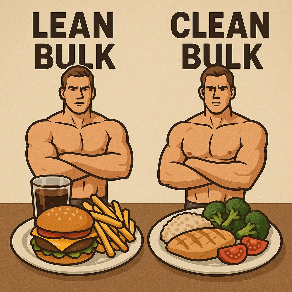 Comparison of lean bulk and clean bulk approaches