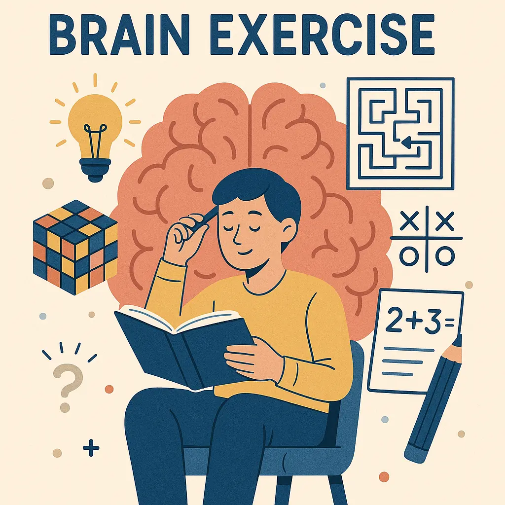 Brain Exercise Illustration