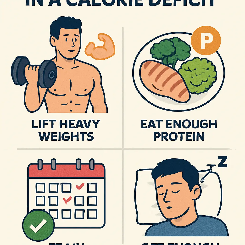 How to Build Muscles in a Calorie Deficit