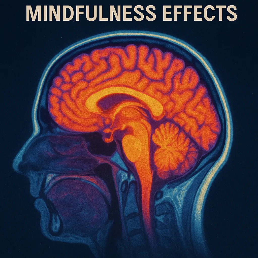 Brain Scan Showing Mindfulness Effects